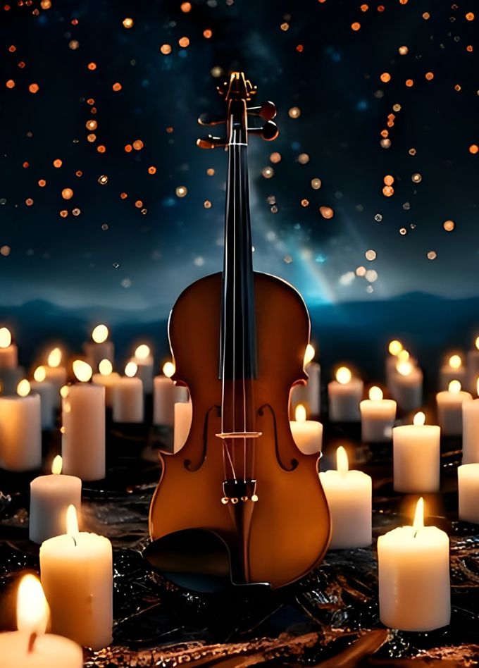 Новогодниe хиты при свечах