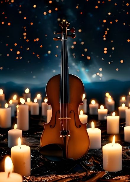 Новогодниe хиты при свечах