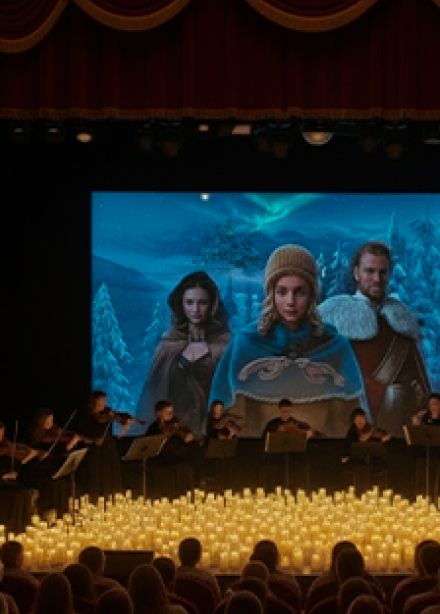 CinemaLume: Путешествие к Рождественской звезде. Кино, оркестр и 1000 свечей